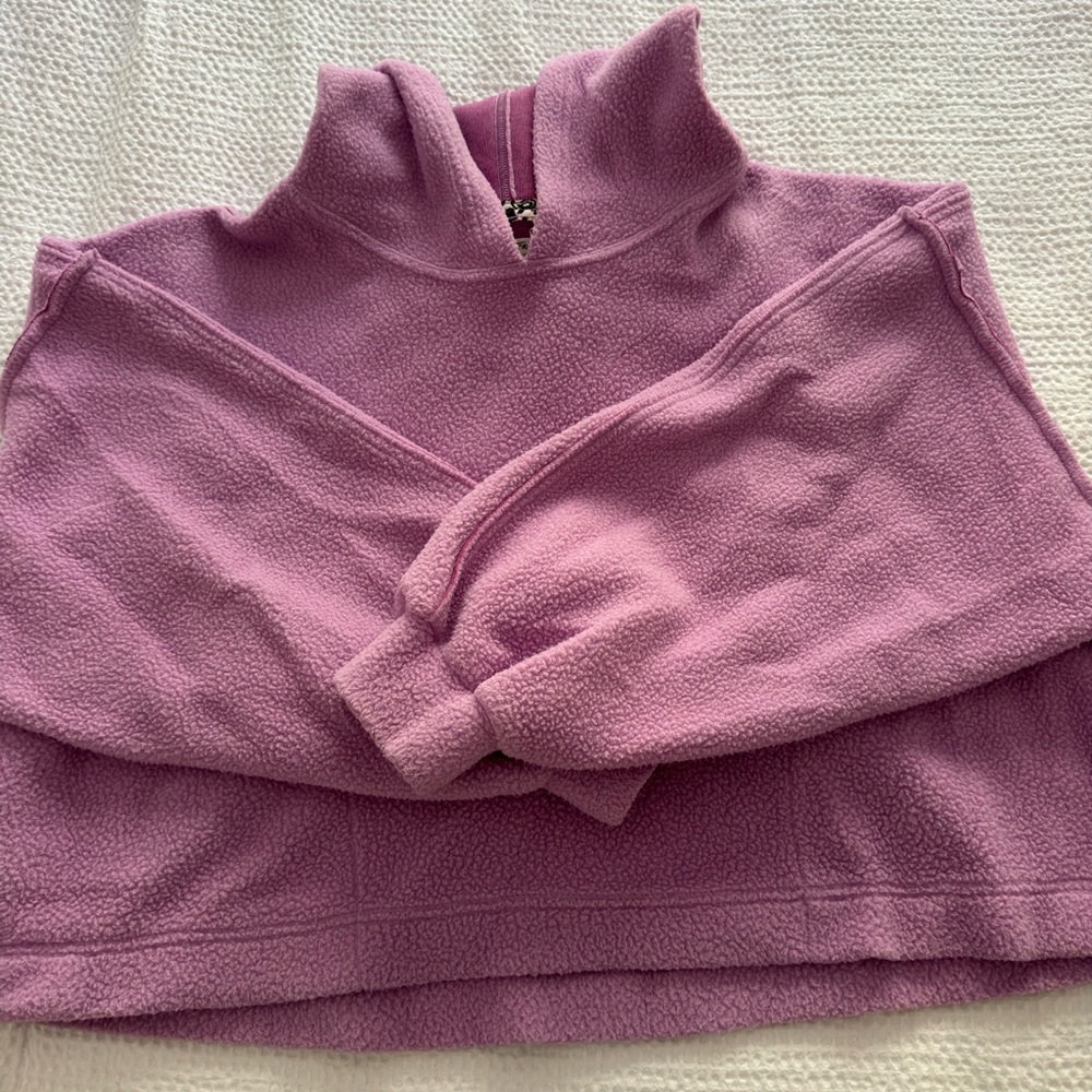 We The Free Fleece Lilac Pullover
